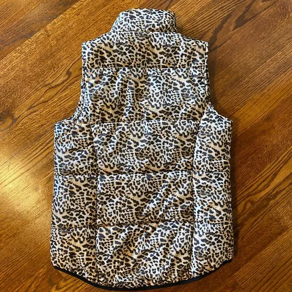 LAST CHANCE: New Directions Leopard Print Polyester Vest - Size Medium - Picture 4 of 4